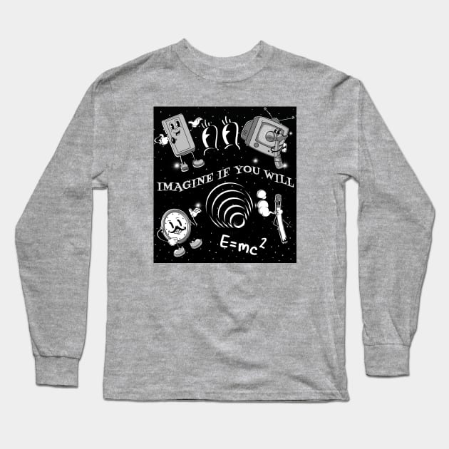 Twilight Zone Retro Long Sleeve T-Shirt by The Sherwood Forester